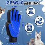 Guante Quitapelos Mascotas De Silicona – Manopla Quita Pelo Para Perros Y Gatos | Elimina Pelo Suelto En Seco Y Mojado | Incluye Bolsa Reutilizable Y Guía Digital