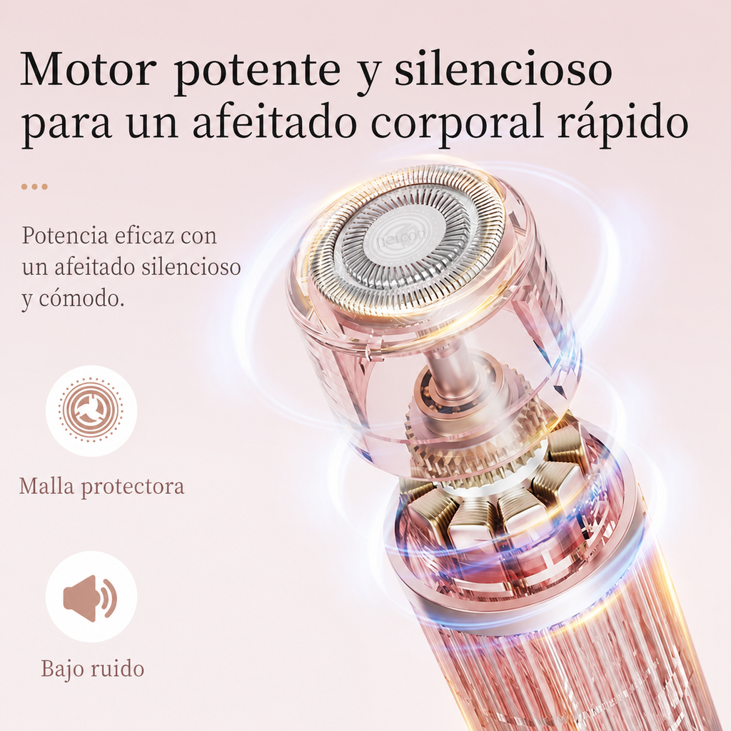 2-in-1 Electric Epilator — Smooth Skin on Face and Body