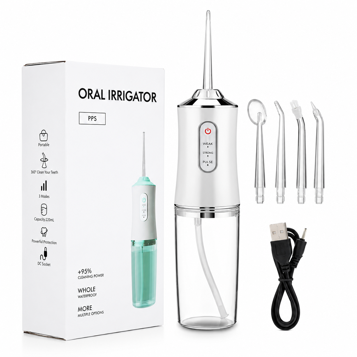 Irrigador dental — La limpieza profunda que el cepillo no alcanza